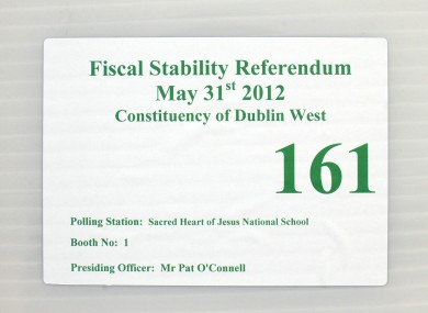 Ireland voted on the Fiscal Treaty on 31 May.