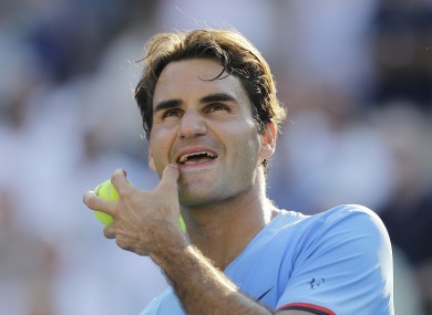 Federer will now face either Tomad Berdych or Nicolas Almagro.