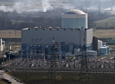 A general view of the Krsko power plant in Slovenia.