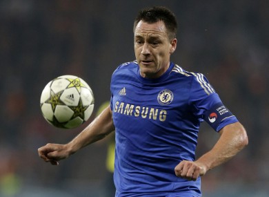John Terry wore an anti-racism armband this week.