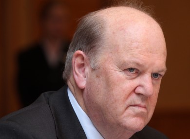 Minister for Finance Michael Noonan TD (file photo).