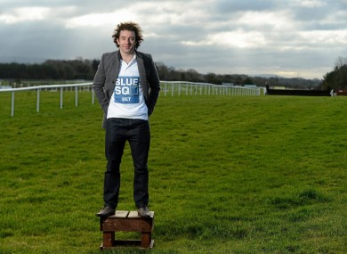 Stephen Hunt: at Punchestown yesterday to launch Blue Square's sponsorship of the John Durkan Memorial Chase Day.