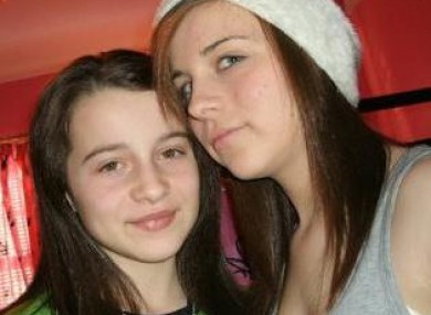 Sisters Erin (left) and Shannon (right) Gallagher.