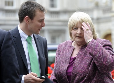 Labour senators James Heffernan and Marie Maloney: Heffernan is among a number of senators who say they are not yet sure of their vote on the Social Welfare Bill.