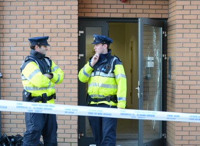 The incident occurred at about 5:30am outside the Herberton Apartments on St Anthony's Road in Rialto, Dublin 8.