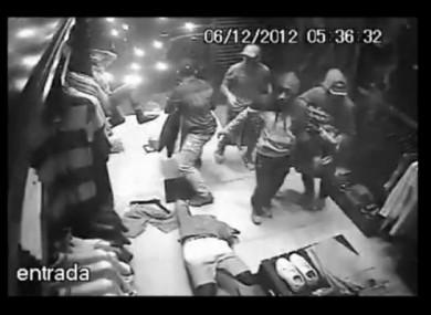 Footage of the robbery used as a basis for Reserva's new ad.