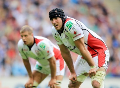 Stephen Ferris (right) should not rush back before he is fully fit, according to teammate Chris Henry.