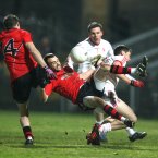 Conor Laverty of Down and Ryan McKenna of Tyrone. Pic: INPHO/Presseye/Andrew Paton