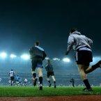 The Dublin players take to the field. Pic: INPHO/Ryan Byrne