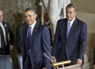 President Barack Obama and Speaker of the House John Boehner in Washington this week