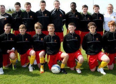 The Kilnamanagh U15s team.