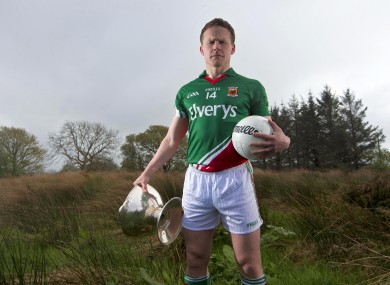 Recovery: Mayo captain Andy Moran yesterday.