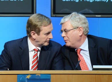 Enda Kenny told reporters this morning - and Fine Gael backbenchers listening - that the new legislation merely restates, and does not change, Irish law.