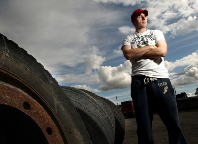 Shane McGrath poses for a pic.