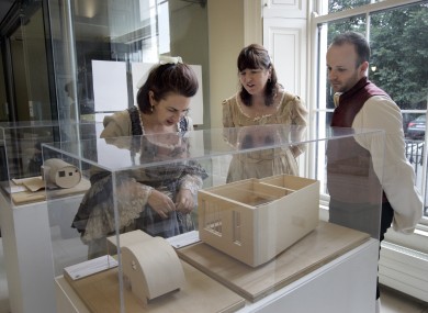 Exploring an exhibition on the ground floor of the Irish Architectural Archive on Merrion Square, which has to temporarily close in a cost-cutting measure.