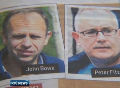 John Bowe, former head of capital markets and former director of retail banking, Peter FitzGerald.