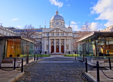 The Department of the Taoiseach is located in government buildings on Merrion Street in Dublin.