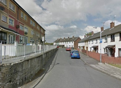 Iniscarn Crescent area of Derry where the incident happened.
