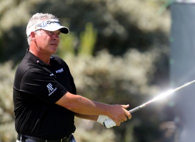 Darren Clarke carded an 8 on the sixth hole.