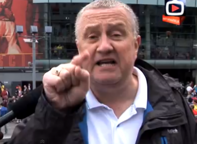 This angry Arsenal fan last week became a YouTube sensation.