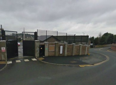 The injured officer managed to drive back to the station gates