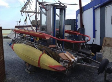 A 'boat' photographed on the south coast recently