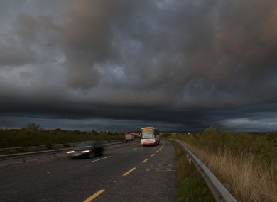 The change of seasons captured by photographer Eamonn Farrell in Newbridge, county Kildare this week.