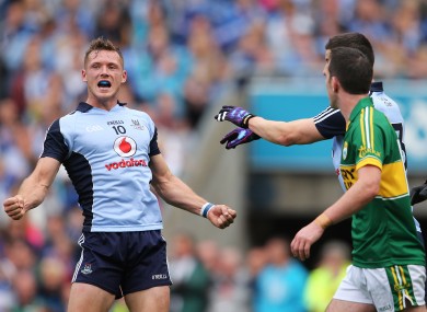 Dublin's Paul Flynn celebrates his side's victory over Kerry.