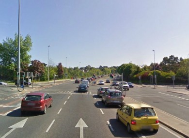 The junction of the N11 and Kilmacud Road near where the collision took place.