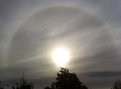 It's a sun halo - now you know.