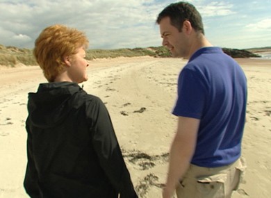 Ursula Halligan and Pearse Doherty in his home county of Donegal. His father was a Fianna Fáil man but he says it is the last party he would go into power with.