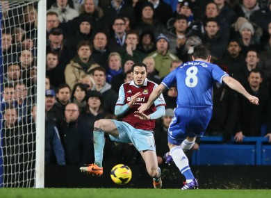 O'Brien: dogged defending helped West Ham to a scoreless draw and a vital point against Chelsea.