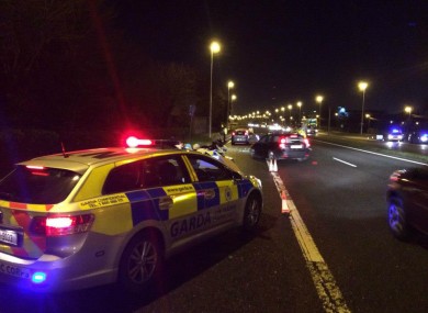 Garda check point