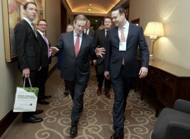 Enda Kenny making his point at the Global Airfinance Conference in Dublin this week