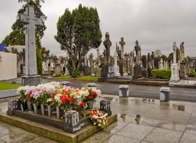 The grave of Michael Collins at Glasnevin Cemetery