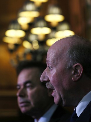 Alan Shatter and Martin Callinan