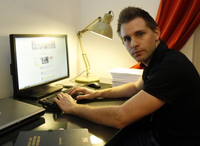 Austrian student Max Schrems who made the complaint against the Data Commissioner.