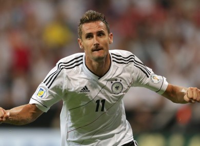 Klose is alongside Gerd Muller in joint-second on the all-time World Cup goalscorers list, one behind Brazil's Ronaldo.