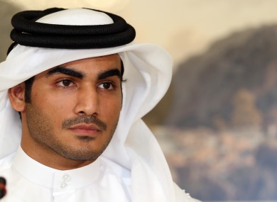 Sheik Mohammed bin Hamad al-Thani, chairman of Qatar 2022 bid committee.