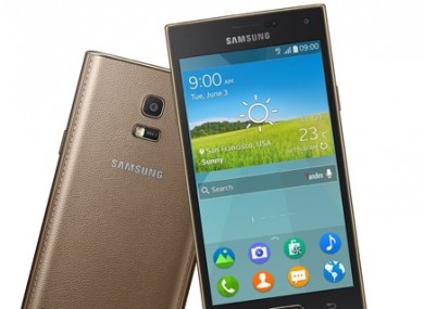 The new Samsung Z, which will be released first in Russia later this year.