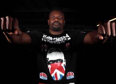 Chisora has apologised to fans for his withdrawal.