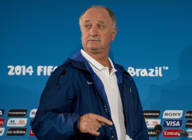 Brazil's coach Luiz Felipe Scolari came under fire after their 7-1 semi-final loss to Germany.