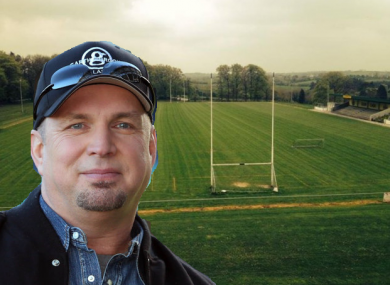 One possible venue we can - sadly - rule out for the Garth gigs is this Cavan GAA club, that offered up its facilities...