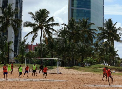 Only the locals remain in Recife.