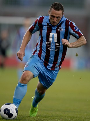 Gary O'Neill scored twice tonight for Drogheda.