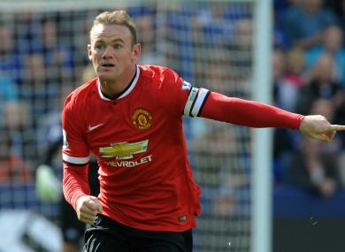 Rooney has scored two goals so far this season.
