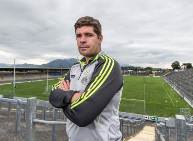 Eamonn Fitzmaurice demonstrates a better way to view Fitzgerald Stadium.