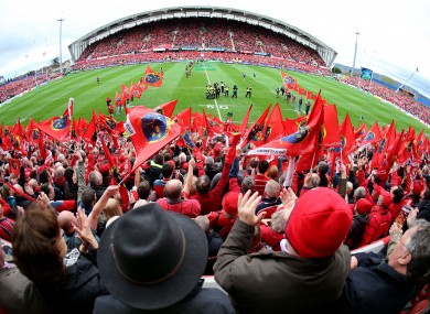 Munster are hoping to bring in bigger crowds at Thomond Park this season.