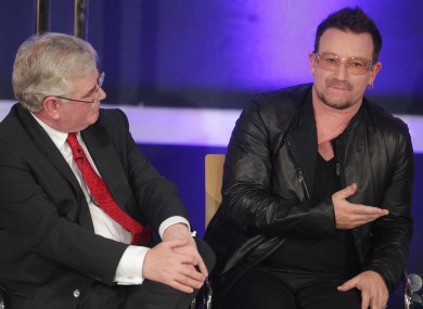 Eamon Gilmore likes listening to Bono - do you?