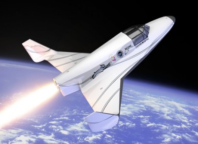 An artist's impression of the Lynx spacecraft.